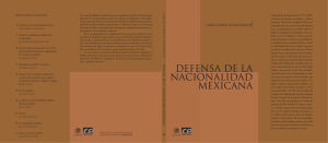 DEFENSA DE LA NACIONALIDAD MEXICANA