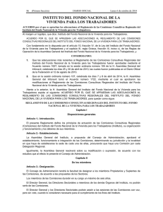 INSTITUTO DEL FONDO NACIONAL DE LA VIVIENDA PARA LOS TRABAJADORES