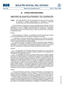 BOLETÍN OFICIAL DEL ESTADO MINISTERIO DE ASUNTOS EXTERIORES Y DE COOPERACIÓN 17604