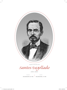 Santos Degollado 1811-1861 Litografía de Daniel Cabrera, editor XXii LegIsLATurA