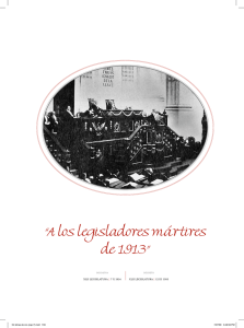 “A los leg sladores márt res de 1913” XLii LEGIsLaTuRa 7 X 1954