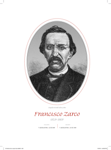 Franc sco Zarco 1829-1869 Litografía de Daniel Cabrera, editor v LegIsLATurA
