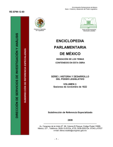 SERIE I. HISTORIA Y DESARROLLO DEL PODER LEGISLATIVO. VOLUMEN 2. Sesiones de noviembre de 1822.