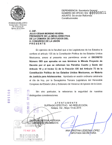 0 0 0 0 O 8 5 Z DEPENDENCIA: Secretaría General