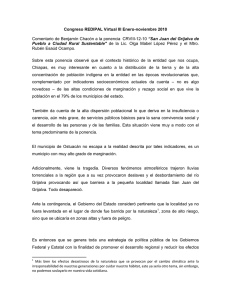 Congreso REDIPAL Virtual III Enero-noviembre 2010  “San Juan del Grijalva de