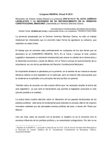 Congreso REDIPAL Virtual VI 2013 CONSTITUCIONAL MEXICANO