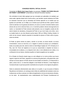 CONGRESO REDIPAL VIRTUAL VIII 2015  DE PODER Y LEGITIMIDAD”