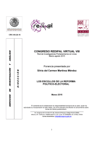 LOS ESCOLLOS DE LA REFORMA POLÍTICO-ELECTORAL