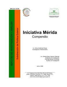 Iniciativa Mérida. Compendio.