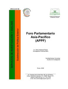 Foro Parlamentario Asía-Pacífico (APPF).