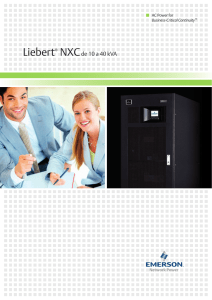 Liebert NXC Brochure (Spanish)