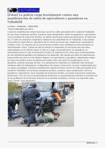 [Fotos] La policía carga brutalmente contra una Valladolid