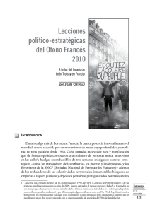 Lecciones político-estratégicas del Otoño Francés 2010