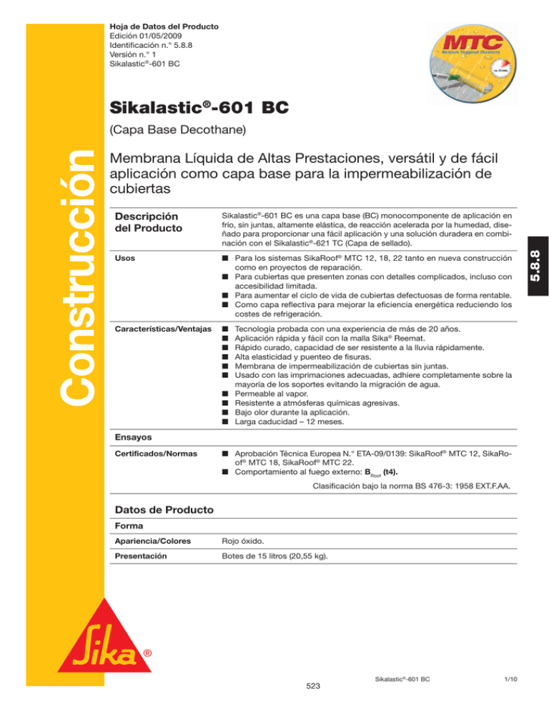 Sikalastic 601 BC