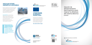 Folleto del proyecto Almacena: Solución de almacenamiento electroquímico para mejorar la eficiencia del sistema eléctrico (PDF 1,33 MB)