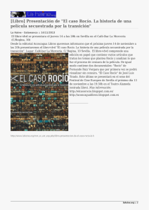 [Libro] Presentación de &#34;El caso Rocío. La historia de una