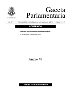 La Presidencia de la Mesa Directiva informó de 112 iniciativas publicadas en la Gaceta Parlamentaria respecto de las cuales los Grupos Parlamentarios no manifestaron interés.