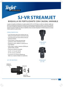 Catálogo SJ-VR STREAMJET