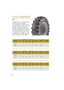 Catálogo T418 SKIDDER