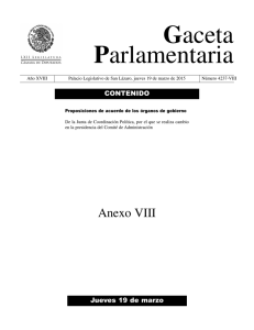 Por el que se realiza cambio en la presidencia del Comité de Administración.