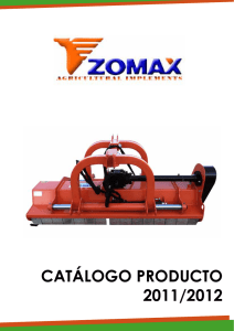 Catálogo Nuevo catalogo Zomax de rotovator,fresadoras,desbrozadoras, trituradoras ahoyadoras para tractor con precios