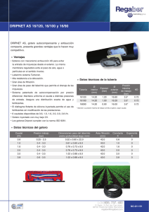 GC-G1-151 - DripNET® AS 16-90, 16-100 y 16-120