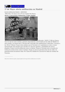 1º de Mayo: alerta antifascista en Madrid