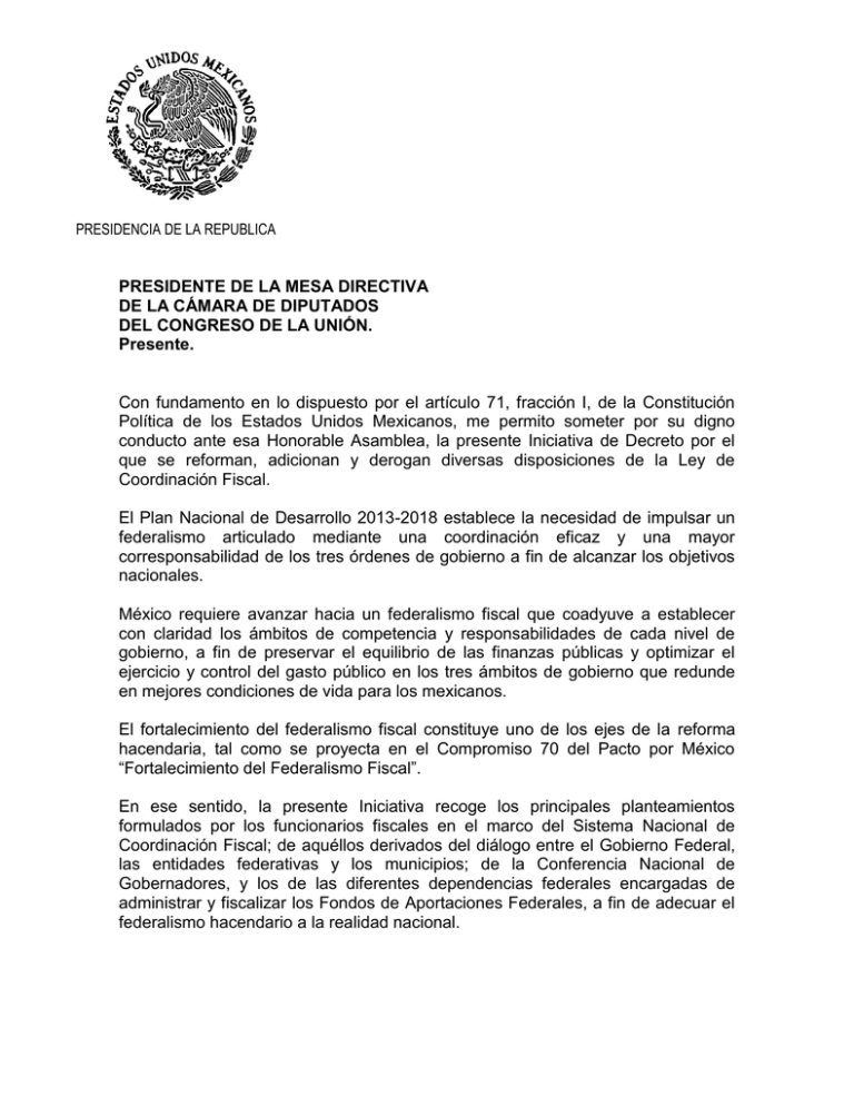 Que Se Reforma, Adiciona Y Deroga Diversas Disposiciones De La Ley De ...