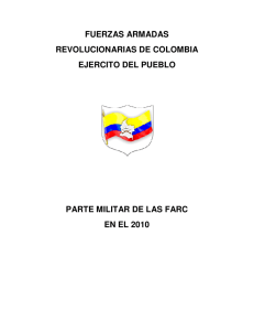 FUERZAS ARMADAS REVOLUCIONARIAS DE COLOMBIA  EJERCITO DEL PUEBLO