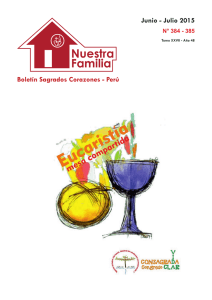 Nuestra Familia Junio - Julio 2015 Boletín Sagrados Corazones - Perú