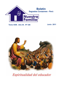 Boletín Sagrados Corazones - Perú Junio  2011