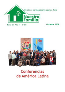 Octubre  2008 Boletín de los Sagrados Corazones - Perú