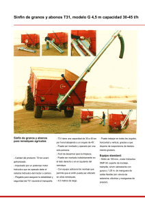 Catálogo Sinfin hidráulico y plegable para remolque 4,5 m 40 t/h
