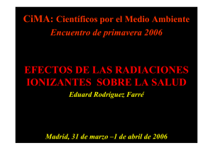 Impacto de la energía nuclear sobre la salud pública y el medio ambiente