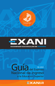descarga aquÍ la Guia EXANI-II2015 (pdf)
