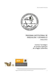 02 . PROGRAMA INSTITUCIONAL DE INNOVACIÃ“N Y DESARROLLO 2007-2012