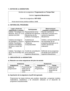 Programacion en Tiempo Real