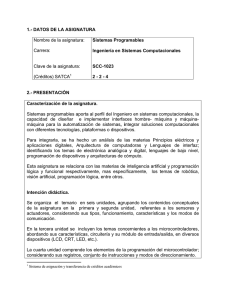 O ISIC-2010-224 Sistemas Programables