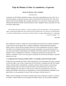 Viaje de Obama a Cuba: La zanahoria y el garrote