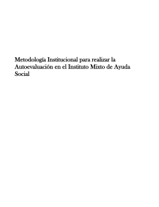 metodología de autoevaluación