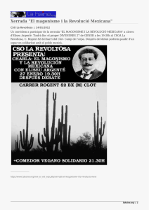 Xerrada &#34;El magonisme i la Revolució Mexicana&#34;