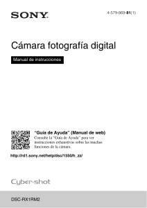 Cámara fotografía digital Manual de instrucciones “Guía de Ayuda” (Manual de web)