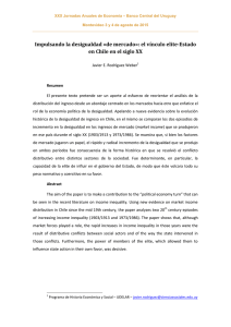 Impulsando la desigualdad «de mercado»: el vínculo elite-Estado en Chile en el siglo XX