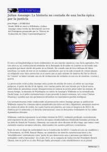 Julian Assange: La historia no contada de una lucha épica