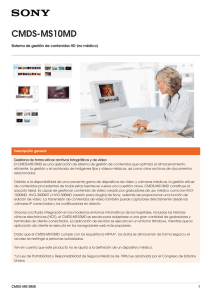 CMDS-MS10MD Sistema de gestión de contenidos HD (no médico)