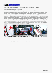 Análisis de coyuntura y lineas políticas en Chile