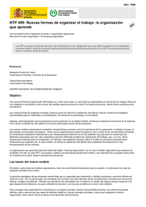 Nueva ventana:NTP 499: Nuevas formas de organizar el trabajo: la organización que aprende (pdf, 219 Kbytes)