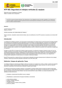 Nueva ventana:NTP 682: Seguridad en trabajos verticales (I): equipos (pdf, 403 Kbytes)