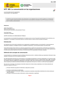 Nueva ventana:NTP 685: La comunicación en las organizaciones (pdf, 247 Kbytes)