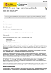 Nueva ventana:NTP 699: Creosota: riesgos asociados a su utilización (pdf, 243 Kbytes)